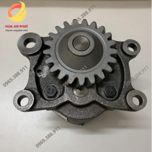 Bơm nhớt động cơ S6D125E-2 lắp Komatsu PC450-6